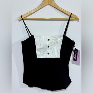 U & Me Shirt For Women Black And White
